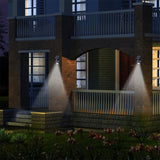 80 LM 6000-6500K Outdoor Wall Light with 5V 0.5W Solar Panel, 0.2W White Light - LYDARZ