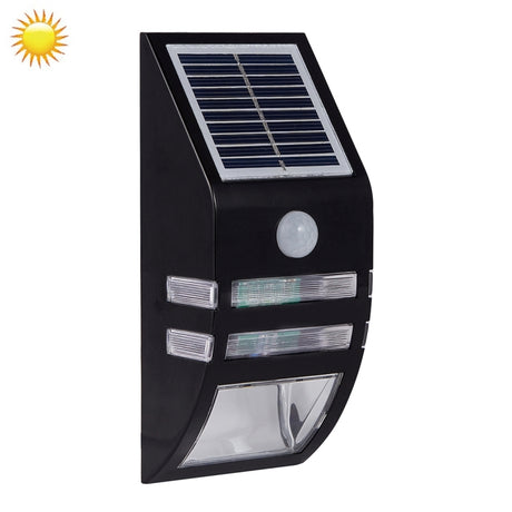 80 LM 6000-6500K Outdoor Wall Light with 5V 0.5W Solar Panel, 0.2W White Light - LYDARZ