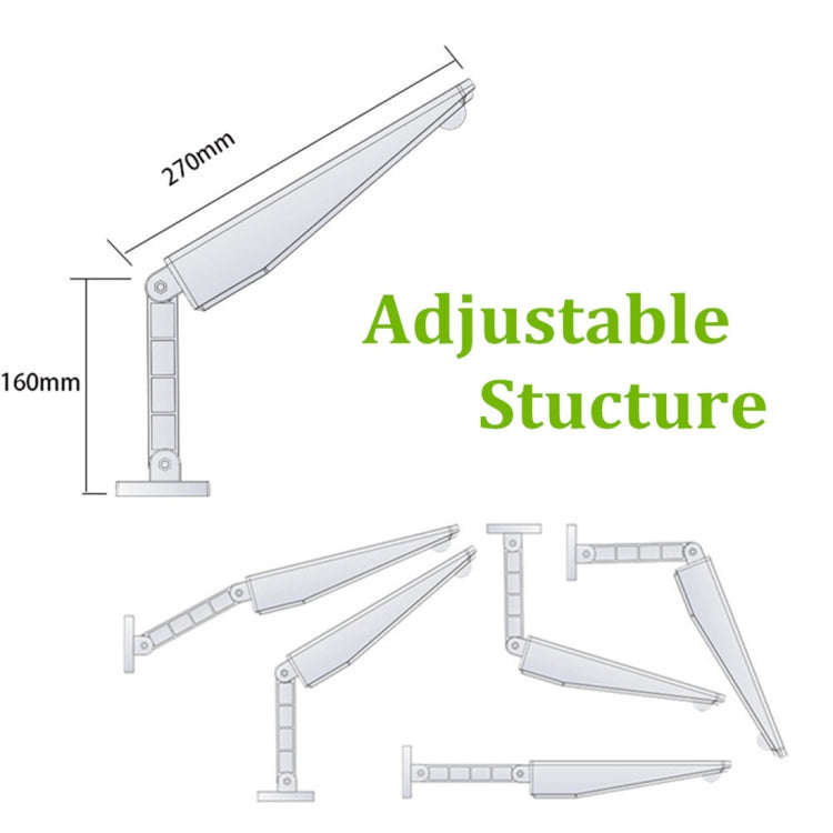 48 LEDs SMD 2835 900 LM Angle Adjustment Energy Saving Light with 5V 3.2W Solar Panel, 6.8W 48 LEDs