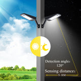 48 LEDs SMD 2835 900 LM Winkeleinstellung Energiesparlicht mit 5 V 3,2 W Solarpanel, 6,8 W 48 LEDs