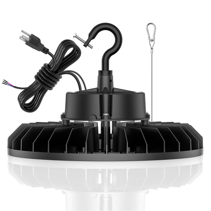 LYDARZ LED High Bay Lights,Garage Light - Black UFO Series