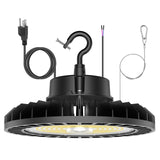 LYDARZ LED High Bay Lights,Garage Light - Black UFO Series