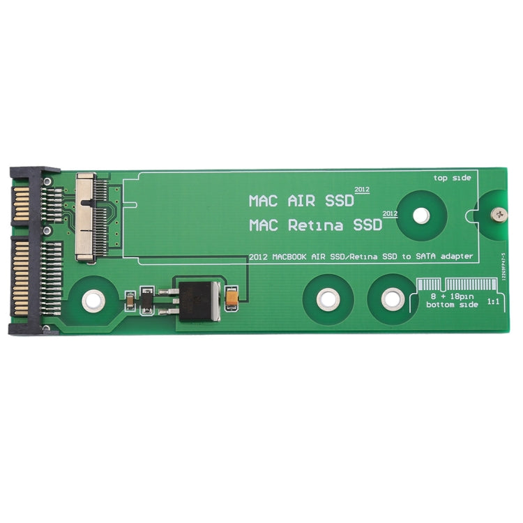 Adaptador de SSD a SATA para MacBook Air A1465 y A1462 (2012, 11,6" y 13,3")