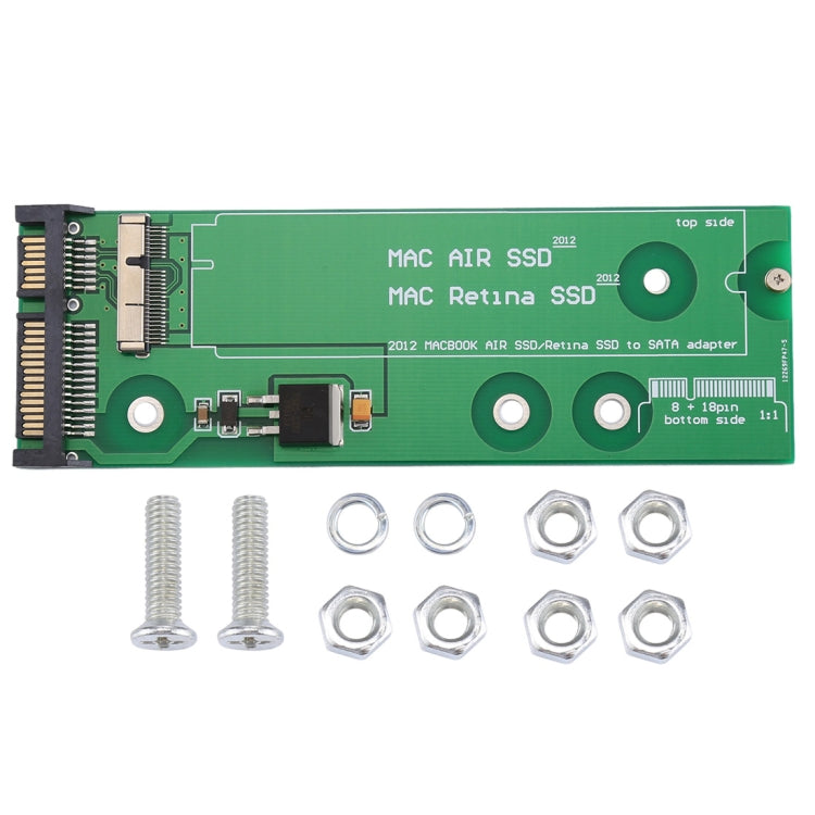 Adaptador de SSD a SATA para MacBook Air A1465 y A1462 (2012, 11,6" y 13,3")