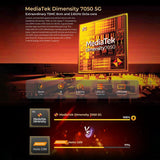 Smartphone robusto HOTWAV Hyper 7 5G con 8 GB de RAM, 256 GB de almacenamiento, batería de 10800 mAh y pantalla de 6,6" 