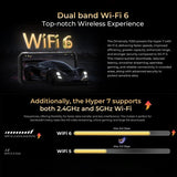 HOTWAV Hyper 7 Rugged 5G Smartphone - 8GB RAM, 256GB Storage, 10800mAh Battery, 6.6" Display, Android 14, MediaTek Dimensity 7050, OTG, NFC