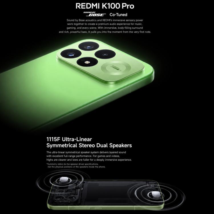 Xiaomi Redmi K100 Pro 5G | 12GB+256GB, Snapdragon 8 Elite, 6.59" Display