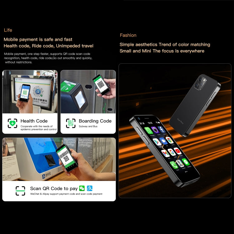 XS12 Pro 3.0 inch Android 10.0 MTK6750 Octa Core, Bluetooth, WiFi, OTG, Network: 4G, Dual SIM, Support Google Play, 2GB+16GB
