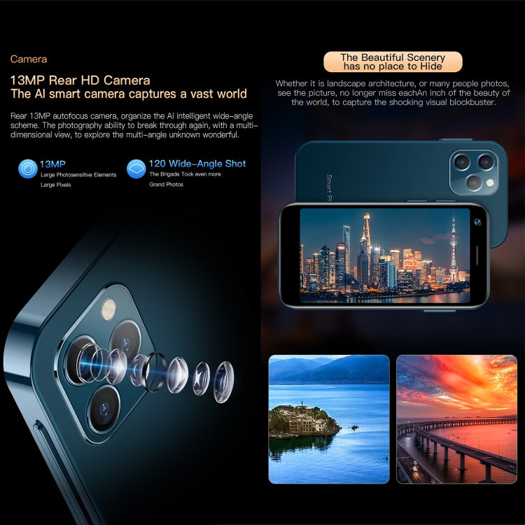 XS12 Pro 3.0 inch Android 10.0 MTK6750 Octa Core, Bluetooth, WiFi, OTG, Network: 4G, Dual SIM, Support Google Play, 2GB+16GB