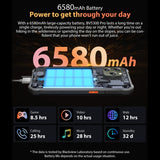 Blackview BV5300 Pro Rugged Phone, Face Unlock, 6580 mAh Battery, 6.1 inch Android 12 MTK 6765 Helio P35