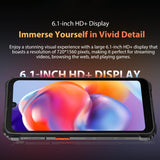 Blackview BV5300 Pro Rugged Phone, Face Unlock, 6580 mAh Battery, 6.1 inch Android 12 MTK 6765 Helio P35