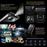 IP68/IP69K Waterproof Dustproof Shockproof, Triple Back Cameras, 15080mAh Battery, Side Fingerprint Identification, 6.7 inch Android 12 MediaTek Helio G99 MT6789V/CD Octa Core up to 2.2GHz, OTG, NFC, Network: 4G, Flashlight, Global Version with Google ...