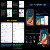 IP68/IP69K Waterproof Dustproof Shockproof, Triple Back Cameras, 15080mAh Battery, Side Fingerprint Identification, 6.7 inch Android 12 MediaTek Helio G99 MT6789V/CD Octa Core up to 2.2GHz, OTG, NFC, Network: 4G, Flashlight, Global Version with Google ...