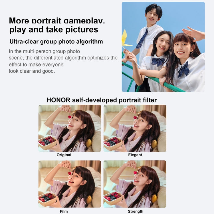 HONOR 90 5G Triple Back Cameras + Dual Front Cameras, Screen Fingerprint Identification, 6.78 inch Magic UI 7.1 Android 13 Qualcomm Snapdragon 8+ Gen 1 Octa Core up to 3.0GHz, Network: 5G, OTG, NFC, Not Support Google Play, Honor 90 Pro 5G 12GB+256GB