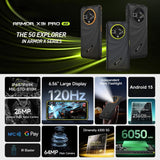 Ulefone Armor X31 Pro 5G - Rugged 8GB+256GB Phone with Night Vision, IP68/IP69K, 6.56" Display, Android 14, MediaTek Dimensity 6300, 5G, NFC, OTG