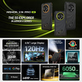 Ulefone Armor X31 Pro 5G, 8GB+256GB, Night Vision, Rugged Phone, 6.56 inch Android 14 MediaTek Dimensity 6300