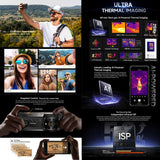 Ulefone Armor 28 Ultra Thermal Rugged Phone - 16GB+1TB, Night Vision, 10600mAh, 6.67" Android 14, MediaTek Dimensity 9300+ Octa Core, 5G, NFC