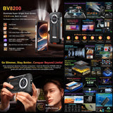 Blackview BV8200 Rugged Phone, 12GB+256GB, 6.5 inch 120Hz Main & 1.3" Secondary Display Android 14 MediaTek Helio G100