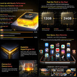 Blackview BV8200 Rugged Phone 12GB+256GB, 6.5 inch Display, Android 14, 4G Network, NFC