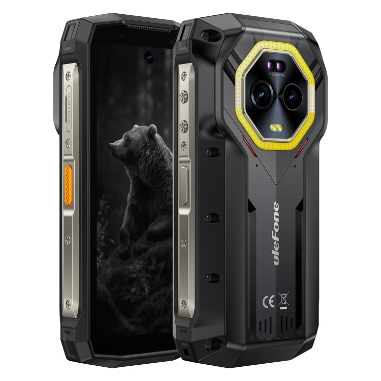 Ulefone Armor Mini 20 Rugged Phone - Night Vision, 8GB+256GB, IP68/IP69K, 4.7 Inch Android 14, MediaTek Dimensity 6300, 4G, NFC, OTG