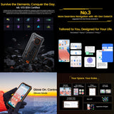 Blackview BV6200 Plus, 8GB+256GB, IP68/IP69K/MIL-STD-810H, 11000mAh, 6.56 inch Android 14 Unisoc UMS9230 T606