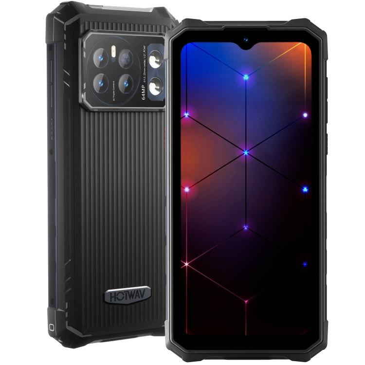HOTWAV CYBER 13 Rugged Smartphone with IP68/IP69K, 8GB RAM, 128GB Storage, 10800mAh Battery, 6.6 Inch Android 14.0 Unisoc T606 Octa Core, 4G, NFC, OTG
