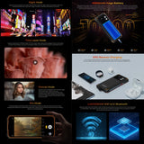 HOTWAV CYBER 13 Rugged Smartphone with IP68/IP69K, 8GB RAM, 128GB Storage, 10800mAh Battery, 6.6 Inch Android 14.0 Unisoc T606 Octa Core, 4G, NFC, OTG