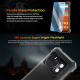 HOTWAV CYBER 13 Rugged Smartphone with IP68/IP69K, 8GB RAM, 128GB Storage, 10800mAh Battery, 6.6 Inch Android 14.0 Unisoc