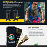Teléfono robusto Ulefone Armor 27 4G, 12 GB + 256 GB, visión nocturna, 10600 mAh, pantalla de 6,78 pulgadas, Android 14, MediaTek Helio G99