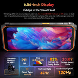 Smartphone Blackview BV4800 Pro: 4 GB de RAM, 128 GB de almacenamiento, IP68/IP69K, MIL-STD-810H, pantalla de 6,56", Android 14, Unisoc T606 de ocho núcleos, red 4G, compatible con OTG