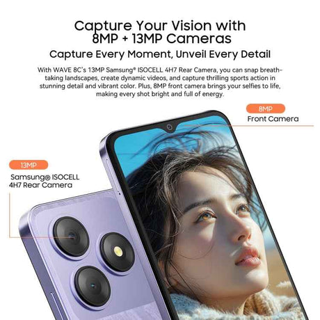 Blackview WAVE 8C, 2GB+64GB, 6.56 inch Android 14 GO Unisoc SC9863A