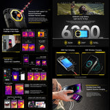 Teléfono robusto Ulefone Armor Mini 20T Pro: imagen térmica, 8 GB + 256 GB, IP68/IP69K, 4,7 pulgadas, Android 14, 5G Octa Core