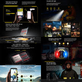 Ulefone Armor Mini 20 Pro - 8GB+256GB Rugged Phone with IP68/IP69K, 4.7" Android 14, MediaTek Dimensity 6300 5G, NFC, OTG