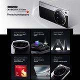 Xiaomi 15 Ultra Global, 16GB+512GB, 3D Ultrasonic Fingerprint, 200MP Camera, 6.73 inch Xiaomi HyperOS 2 Snapdragon 8 Elite Octa Core 3nm, NFC, Network: 5G, Xiaomi 15 Ultra Global, 16GB+512GB (Silver), Xiaomi 15 Ultra Global, 16GB+512GB (Black)