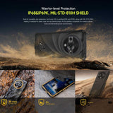 Ulefone Armor X31 Rugged Phone - 6GB RAM, 128GB Storage, Night Vision, IP68/IP69K, 6.56" Display, Android 14, MediaTek Helio G91, 4G, NFC, OTG