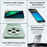 Xiaomi POCO C75 Global, 8GB+256GB, Side Fingerprint, 6.88 inch Xiaomi HyperOS MediaTek Helio G81-Ultra Octa Core, NFC, Network: 4G