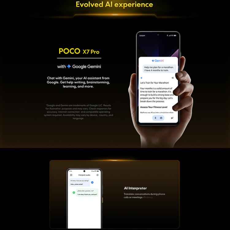 Xiaomi POCO X7 Pro 5G Global, 12GB+256GB, In-screen Fingerprint, 6.67 inch Xiaomi HyperOS 2 MediaTek Dimensity 8400-Ultra