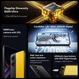 Xiaomi POCO X7 Pro 5G con 12 GB de RAM, 512 GB de almacenamiento, lector de huellas en pantalla, pantalla de 6,67 pulgadas, MediaTek Dimensity 8400-Ultra, NFC, red 5G
