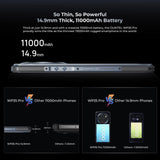 Oukitel WP35 Pro 5G Rugged Phone - 12GB+512GB, 6.6" MediaTek Dimensity 6300, NFC, OTG, 5G Connectivity