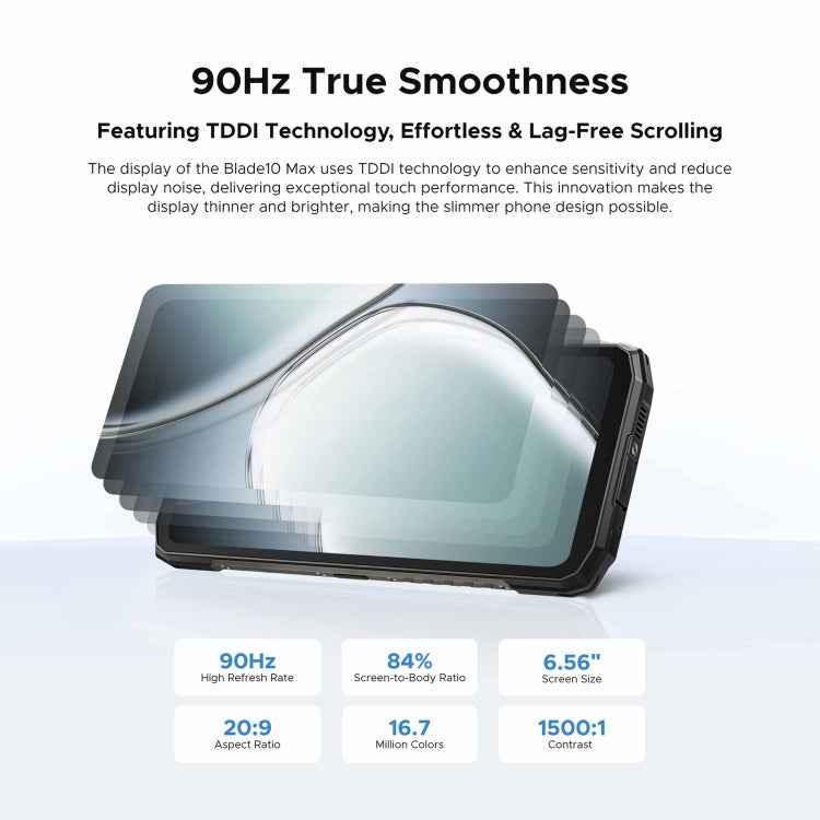 DOOGEE Blade 10 Max, 20GB+256GB, 6.56 inch + 1.54 inch 10300mAh, Android 14 Spreadtrum T606