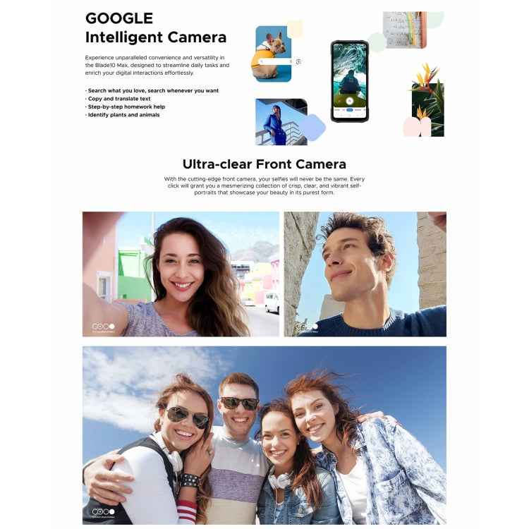 DOOGEE Blade 10 Max, 20GB+256GB, 6.56 inch + 1.54 inch 10300mAh, Android 14 Spreadtrum T606