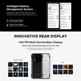 DOOGEE Blade 10 Max, 20GB+256GB, 6.56 inch + 1.54 inch 10300mAh, Android 14 Spreadtrum T606