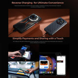 Teléfono robusto Oukitel WP55 Pro 5G, 16 GB + 512 GB, cámara de 108 MP, reconocimiento de huellas dactilares, pantalla de 6,6 pulgadas, Android 15, MediaTek Dimensity 7025 