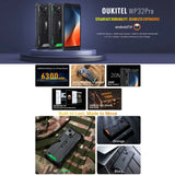 Oukitel WP32 Pro, 6GB+256GB, 6.0 inch Android 14 T606 Octa Core, OTG, Network: 4G, WP32 Pro, 6GB+256GB