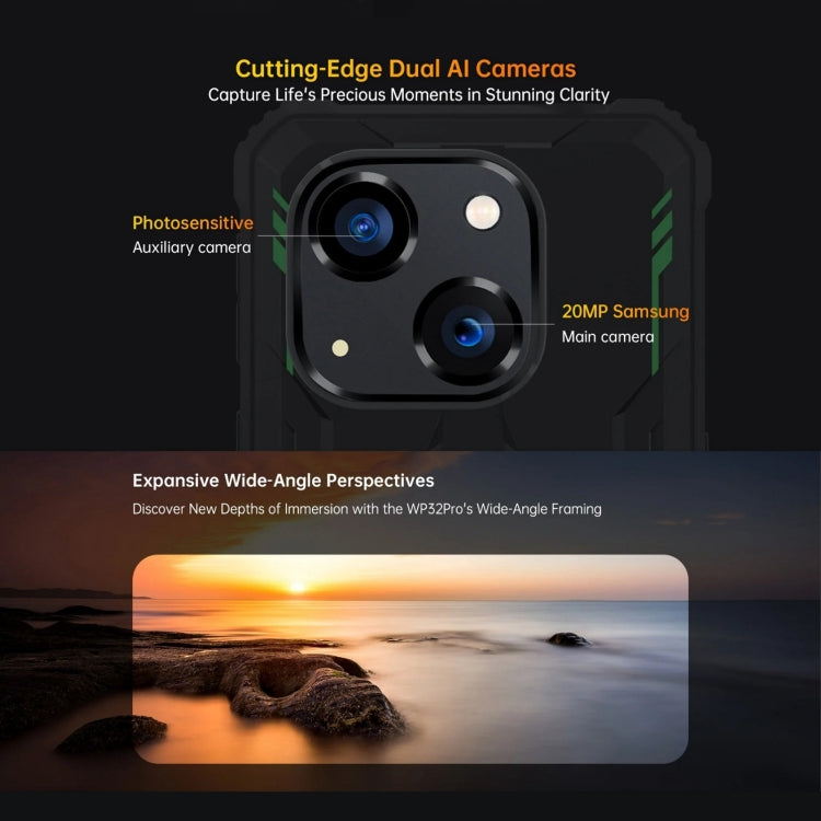 Oukitel WP32 Pro, 6GB+256GB, 6.0 inch Android 14 T606 Octa Core, OTG, Network: 4G, WP32 Pro, 6GB+256GB