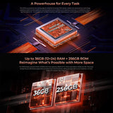 Oukitel WP55 5G Rugged Phone, 12GB+256GB, 108MP Camera, 11000 mAh Battery, 6.6 inch, MediaTek Dimensity 7025