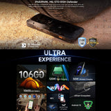 Teléfono Ulefone Armor 28 Pro - 16 GB + 512 GB, visión nocturna, batería de 10600 mAh, pantalla de 6,67 pulgadas, Android 15, red 5G, MediaTek Dimensity 7300