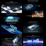 Oukitel WP200 Pro 5G Rugged Phone - 24GB RAM, 1TB Storage, 6.7" Screen, Android 15.0, MTK Dimensity 8200, NFC, OTG