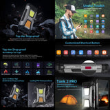 Teléfono robusto Unihertz Tank 2 Pro con proyector de visión nocturna, 12 GB + 256 GB, pantalla de 6,79 pulgadas, Android 14 MTK6789 Octa Core, red 4G