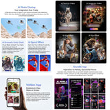 Blackview COLOR 6 Smartphone - 8GB RAM, 128GB Storage, 6.67" Display, Fingerprint & Face ID, MediaTek Helio G81, 4G Network